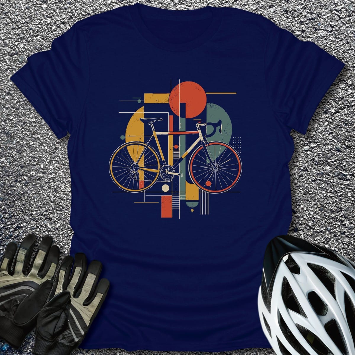 Fixed Geometry T-Shirt in Navy / S from CycleTees