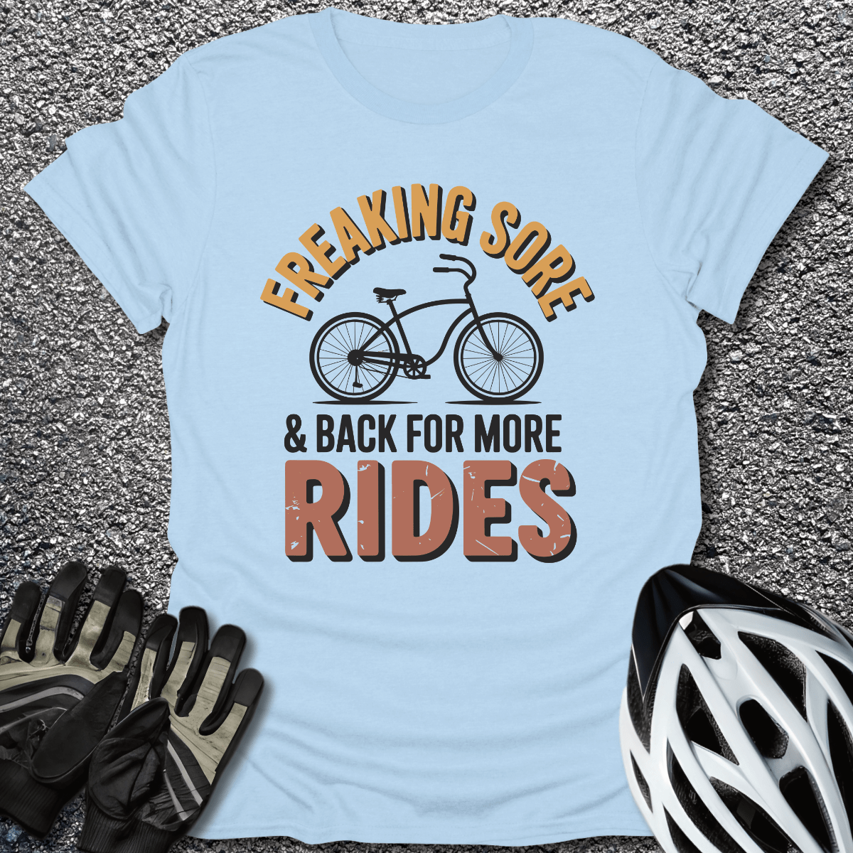 Freaking Sore T-Shirt in Light Blue / S from CycleTees