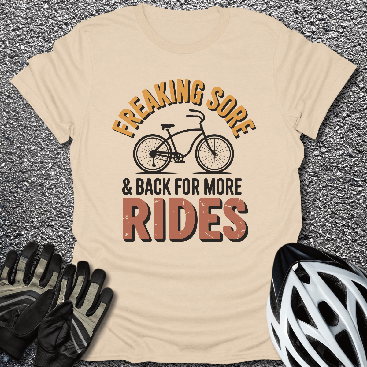 Freaking Sore T-Shirt in Sand / S from CycleTees