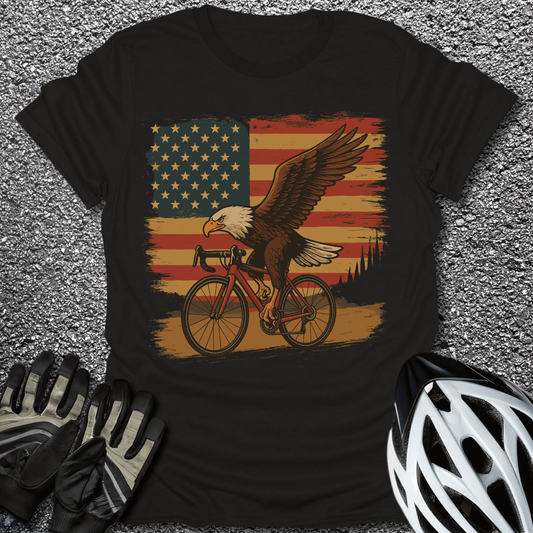 Freedom Rider T-Shirt in Black / S from CycleTees