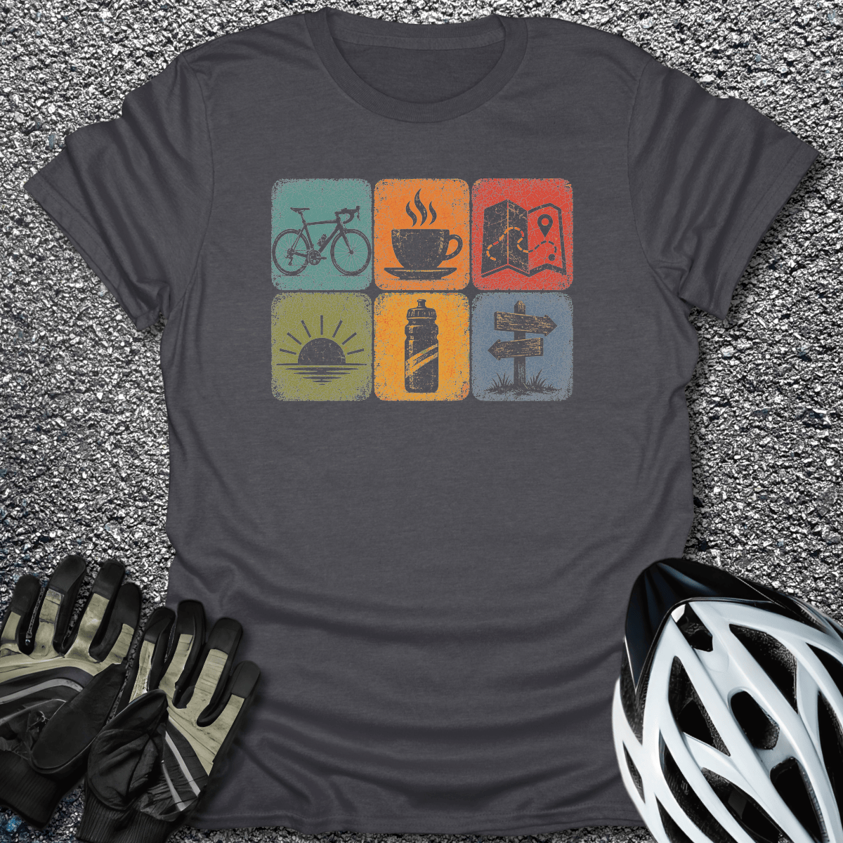 Good Things T-Shirt in Dark Heather / S from CycleTees