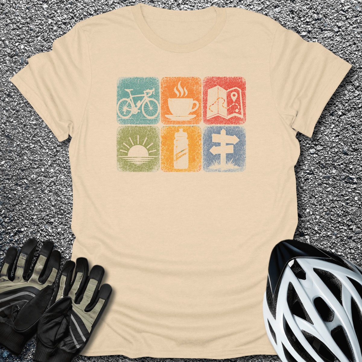 Good Things T-Shirt in Sand / S from CycleTees
