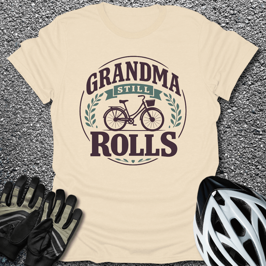 Grandma Still Rolls T-Shirt in Natural / S from CycleTees