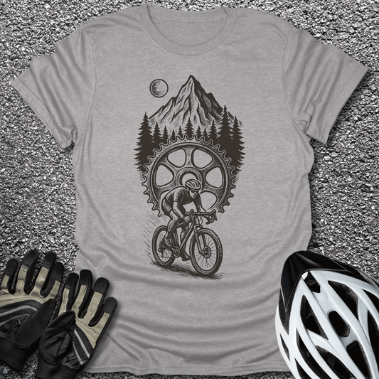 Grind Summit T-Shirt in Sport Grey / S from CycleTees
