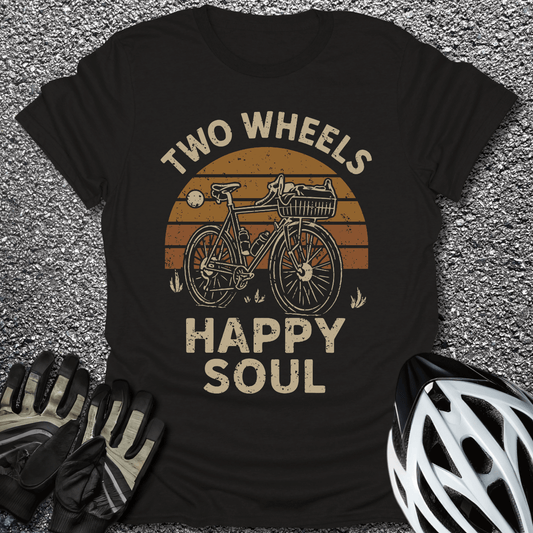 Happy Soul T-Shirt in Black / S from CycleTees