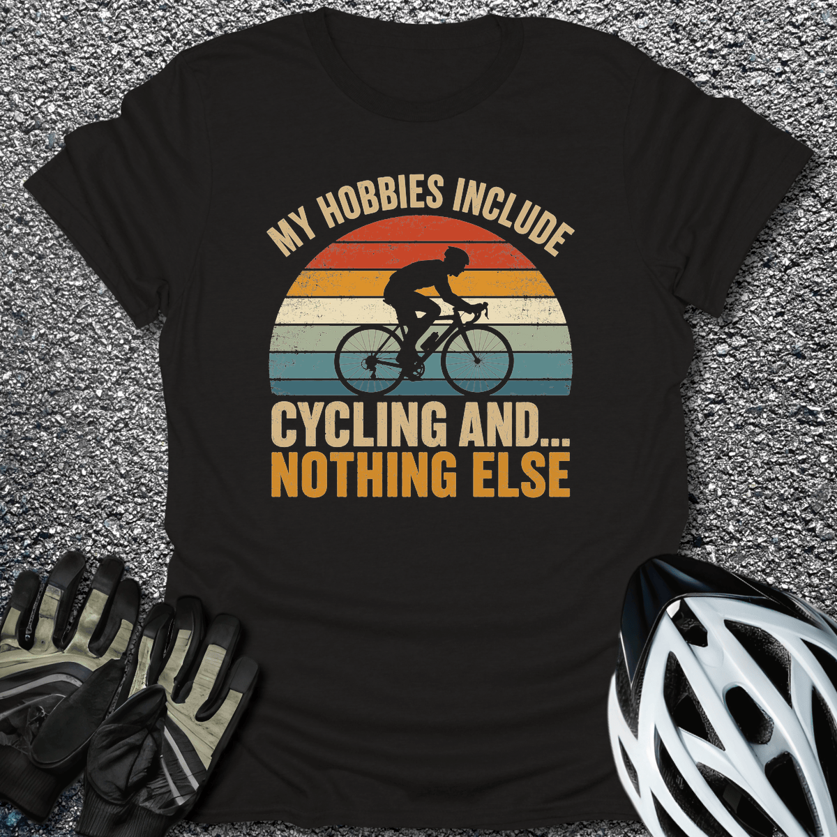 Hobbies Include T-Shirt in S / Black from CycleTees