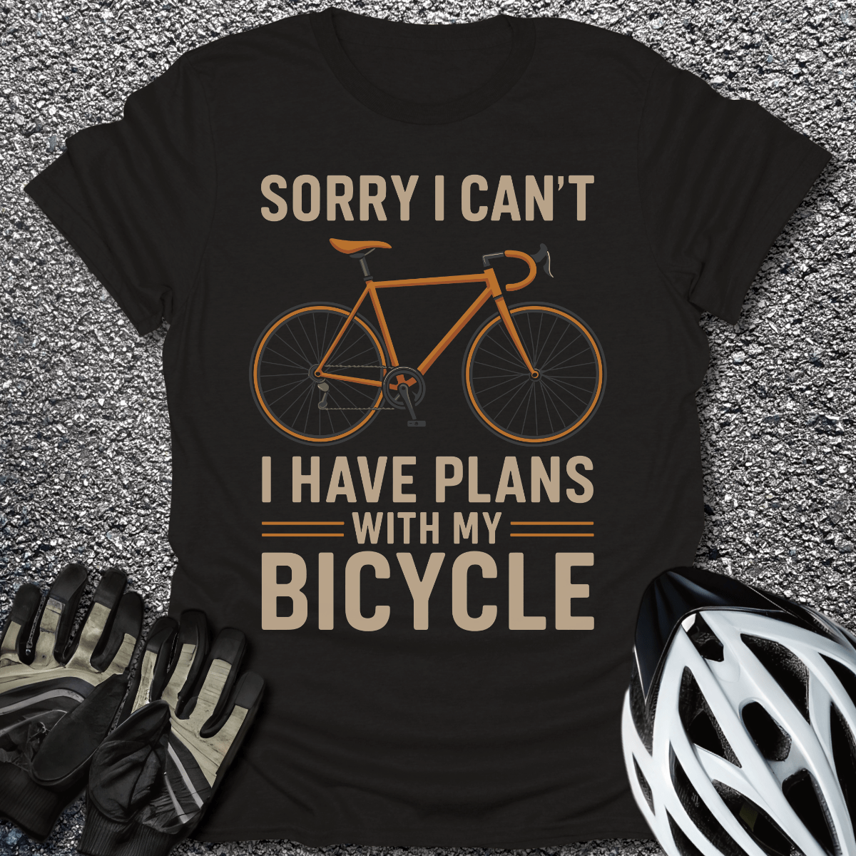 I Have Plans T-Shirt in Black / S from CycleTees