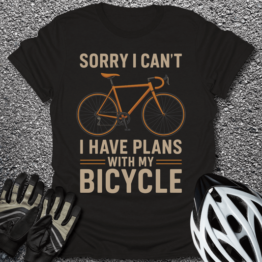 I Have Plans T-Shirt in Black / S from CycleTees