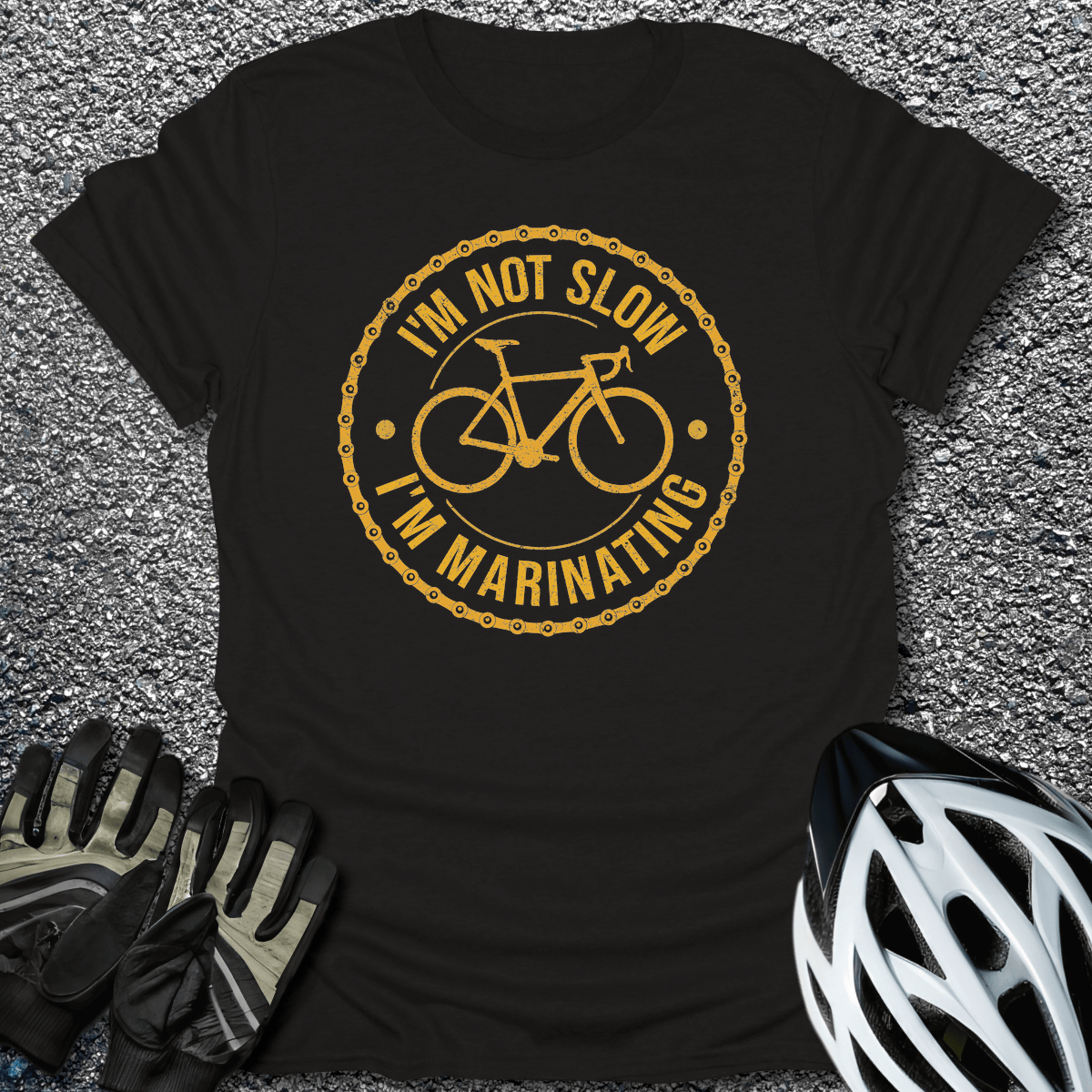 I'm Marinating T-Shirt in Black / S from CycleTees