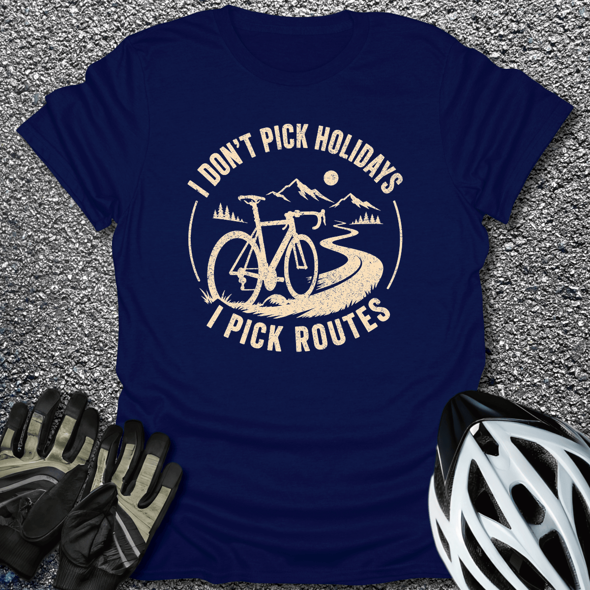 I Pick Routes T-Shirt in from CycleTees