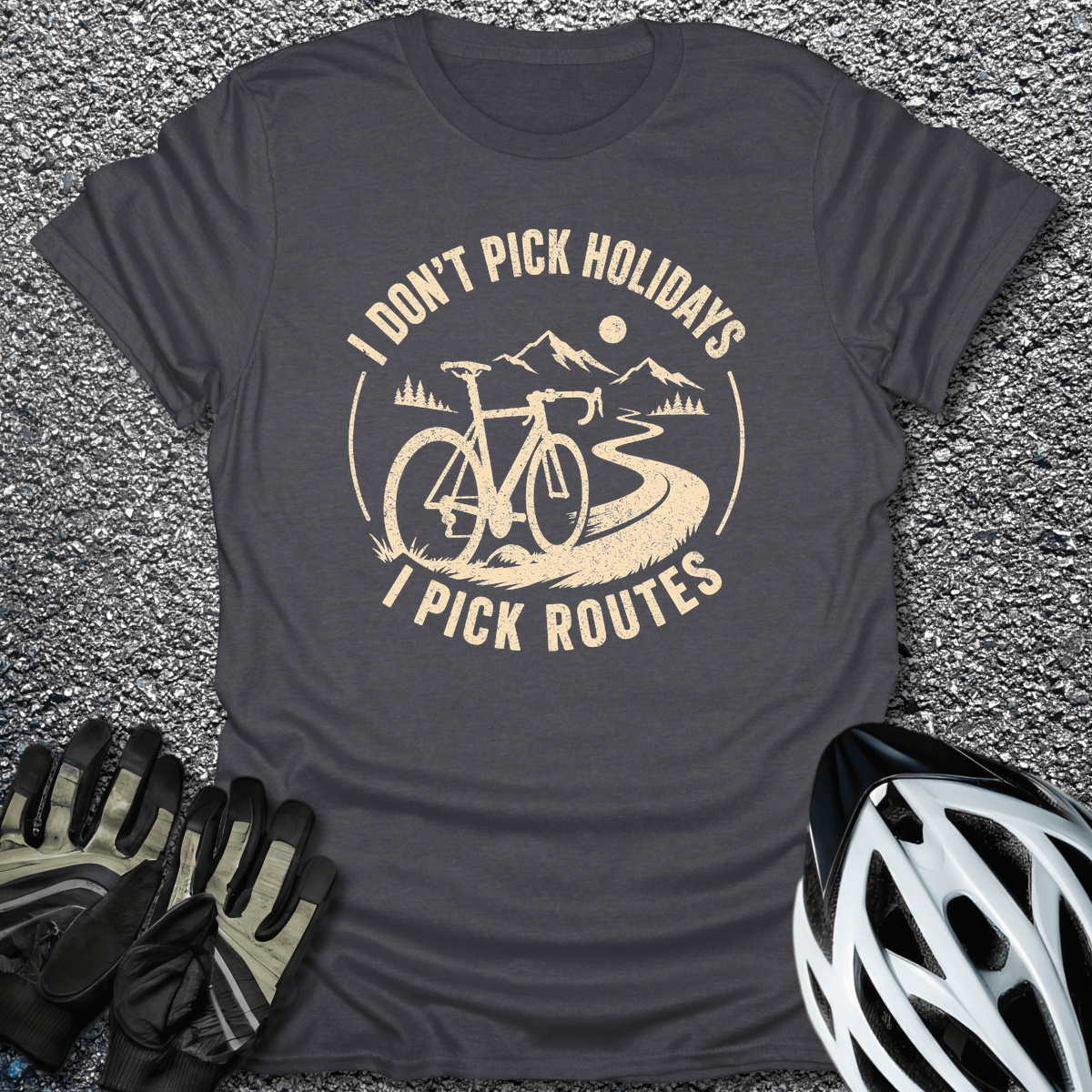 I Pick Routes T-Shirt in from CycleTees