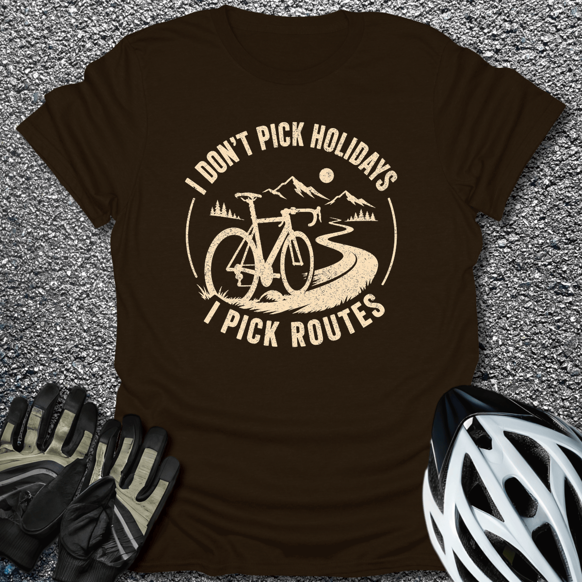 I Pick Routes T-Shirt in from CycleTees