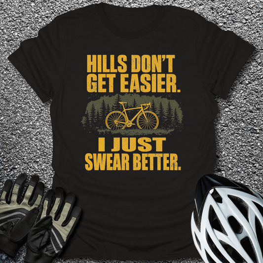 I Swear Better T-Shirt in Black / S from CycleTees