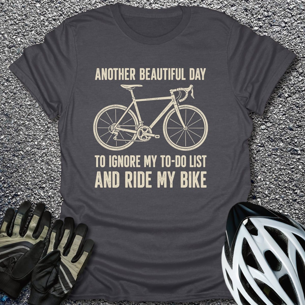 Ignore The List T-Shirt in Dark Heather / S from CycleTees