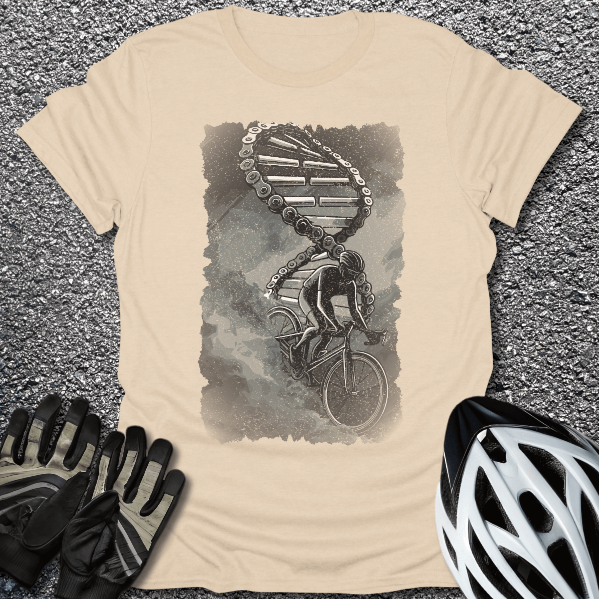In My DNA T-Shirt in Sand / S from CycleTees