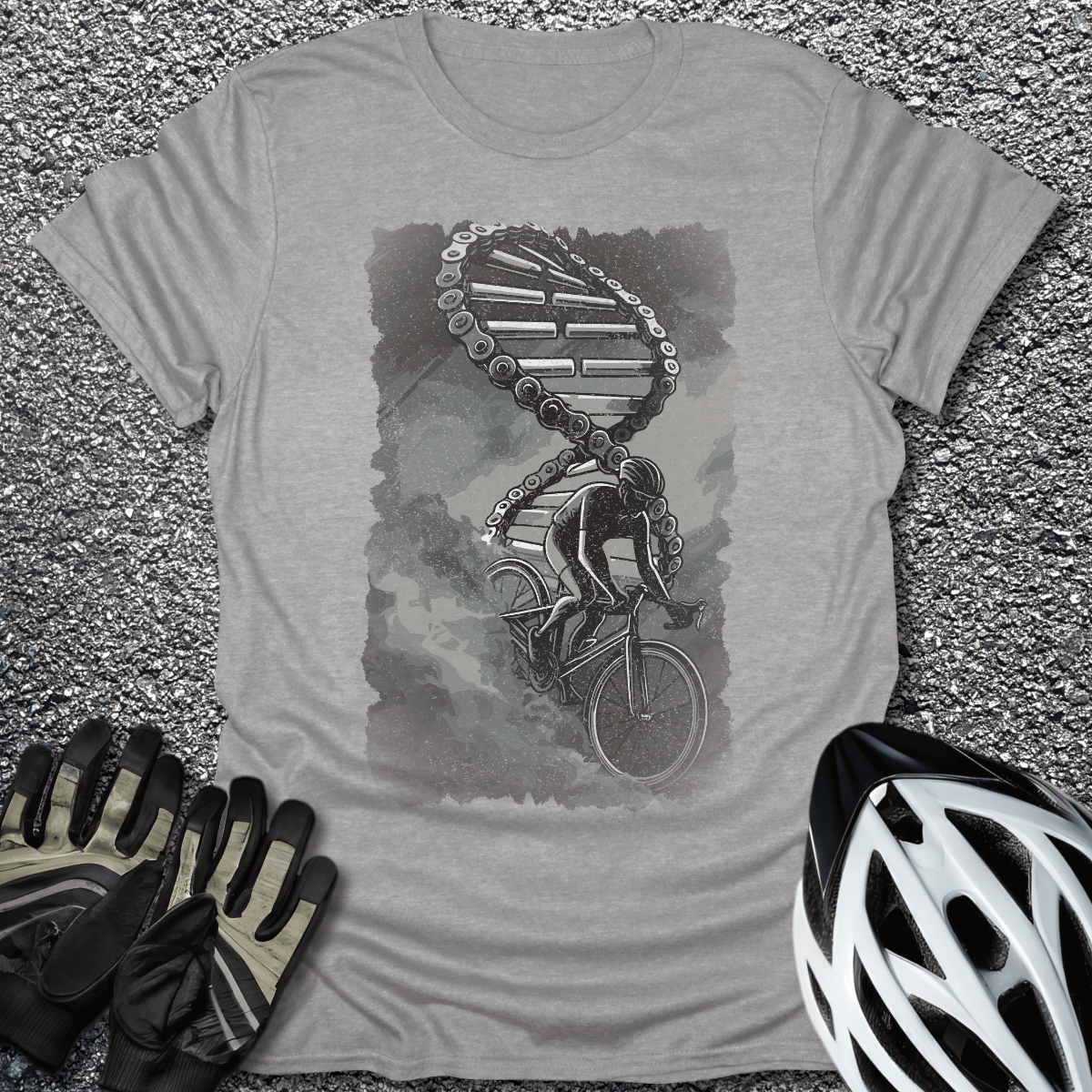 In My DNA T-Shirt in Sport Grey / S from CycleTees