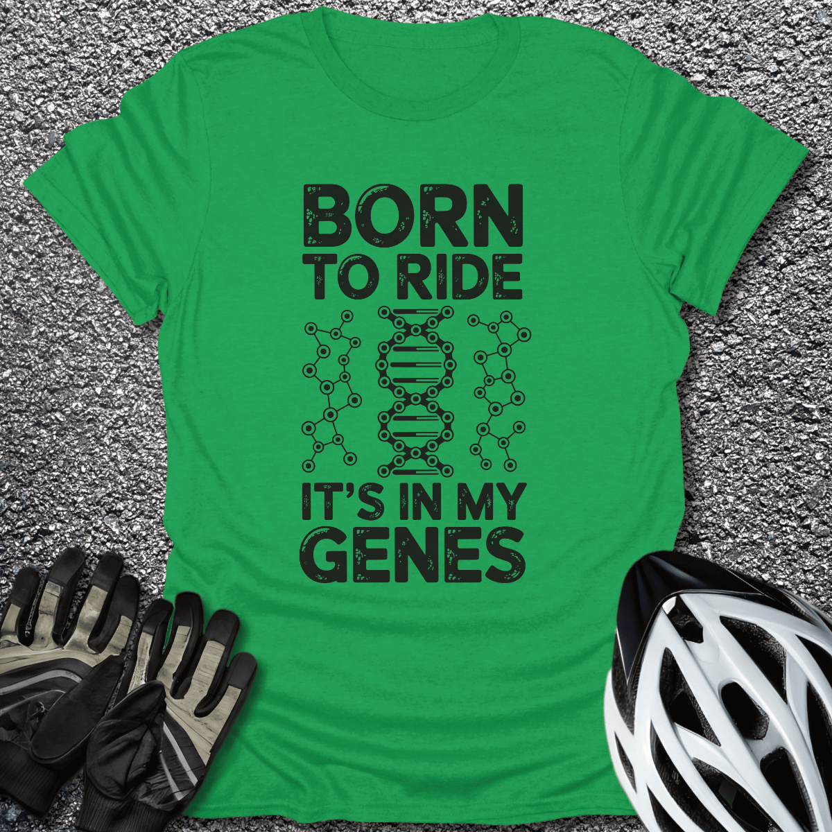 In My Genes T-Shirt in Irish Green / S from CycleTees