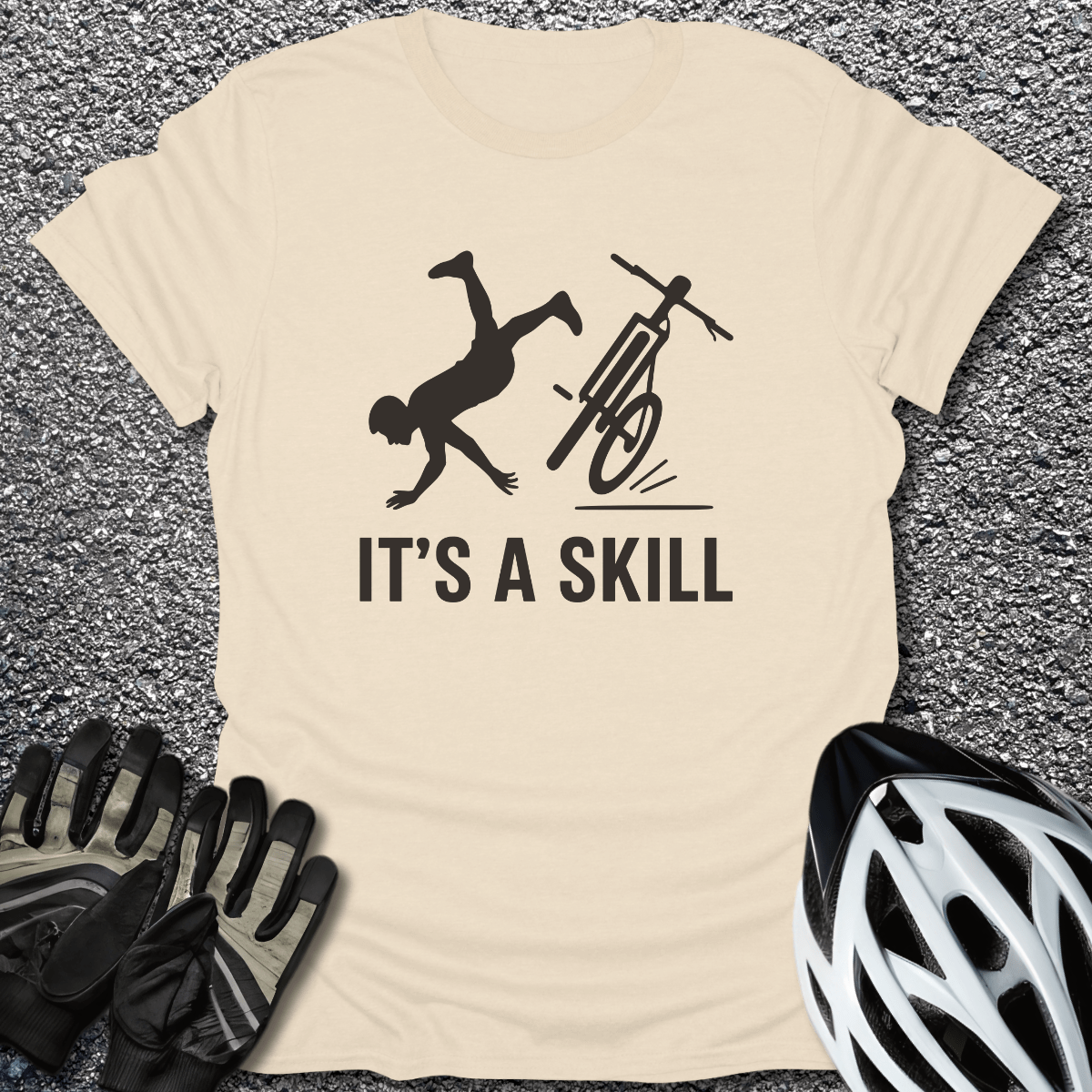 It's a Skill T-Shirt in Natural / S from CycleTees