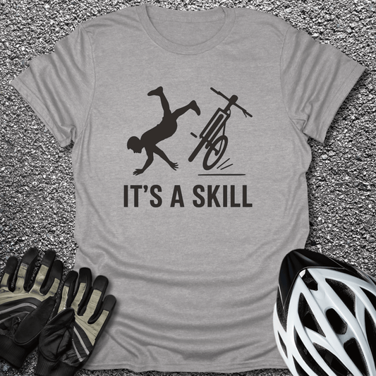 It's a Skill T-Shirt in Sport Grey / S from CycleTees