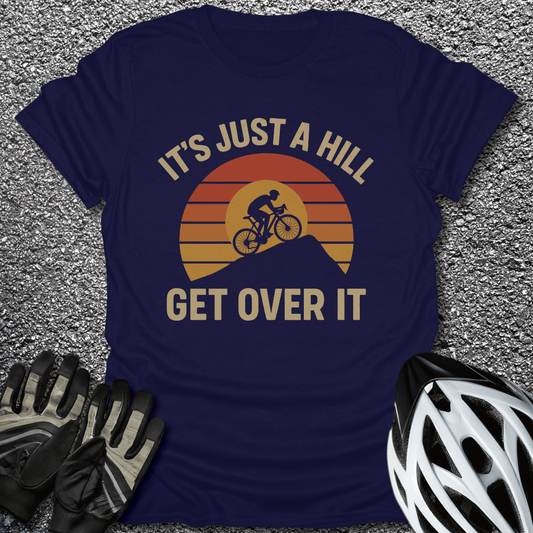 Just a Hill T-Shirt in Navy / S from CycleTees