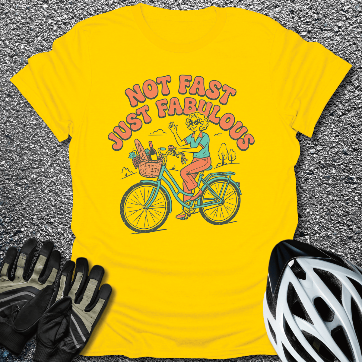 Just Fabulous T-Shirt in Daisy / S from CycleTees