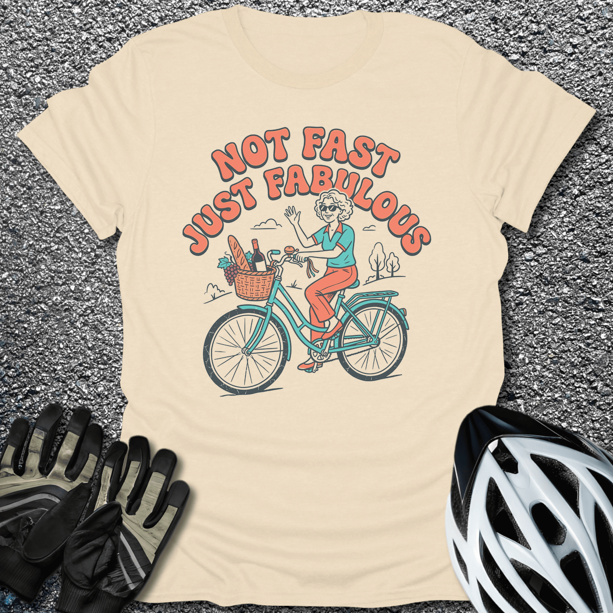 Just Fabulous T-Shirt in Natural / S from CycleTees