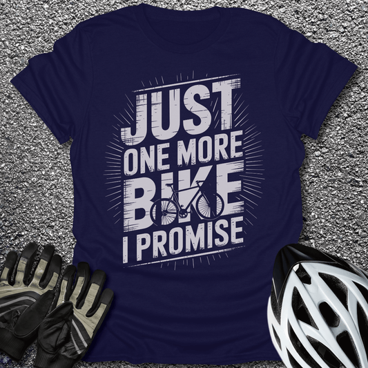Just One More T-Shirt in Navy / S from CycleTees