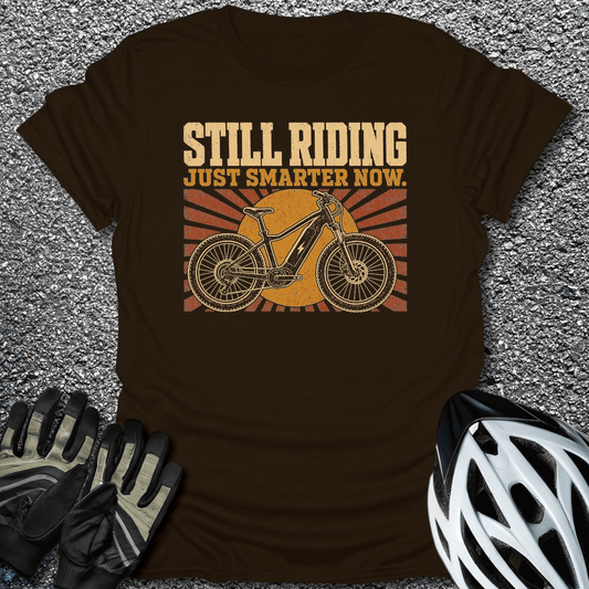 Just Smarter Now T-Shirt in Dark Chocolate / S from CycleTees
