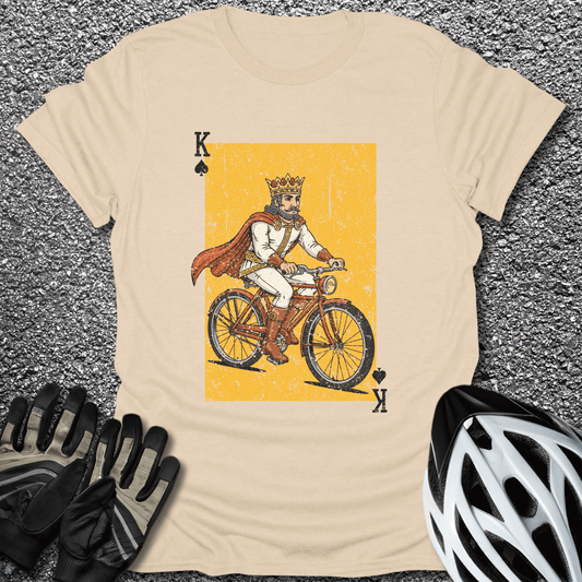 King of Spades T-Shirt in Sand / S from CycleTees