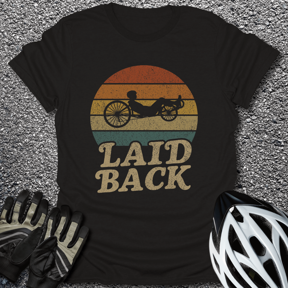 Laid Back T-Shirt in Black / S from CycleTees