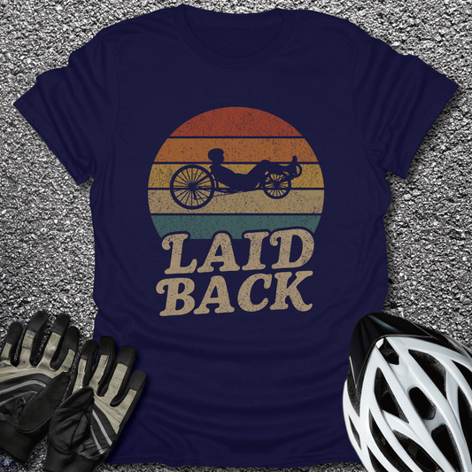 Laid Back T-Shirt in Navy / S from CycleTees