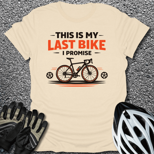 Last Bike T-Shirt in Natural / S from CycleTees