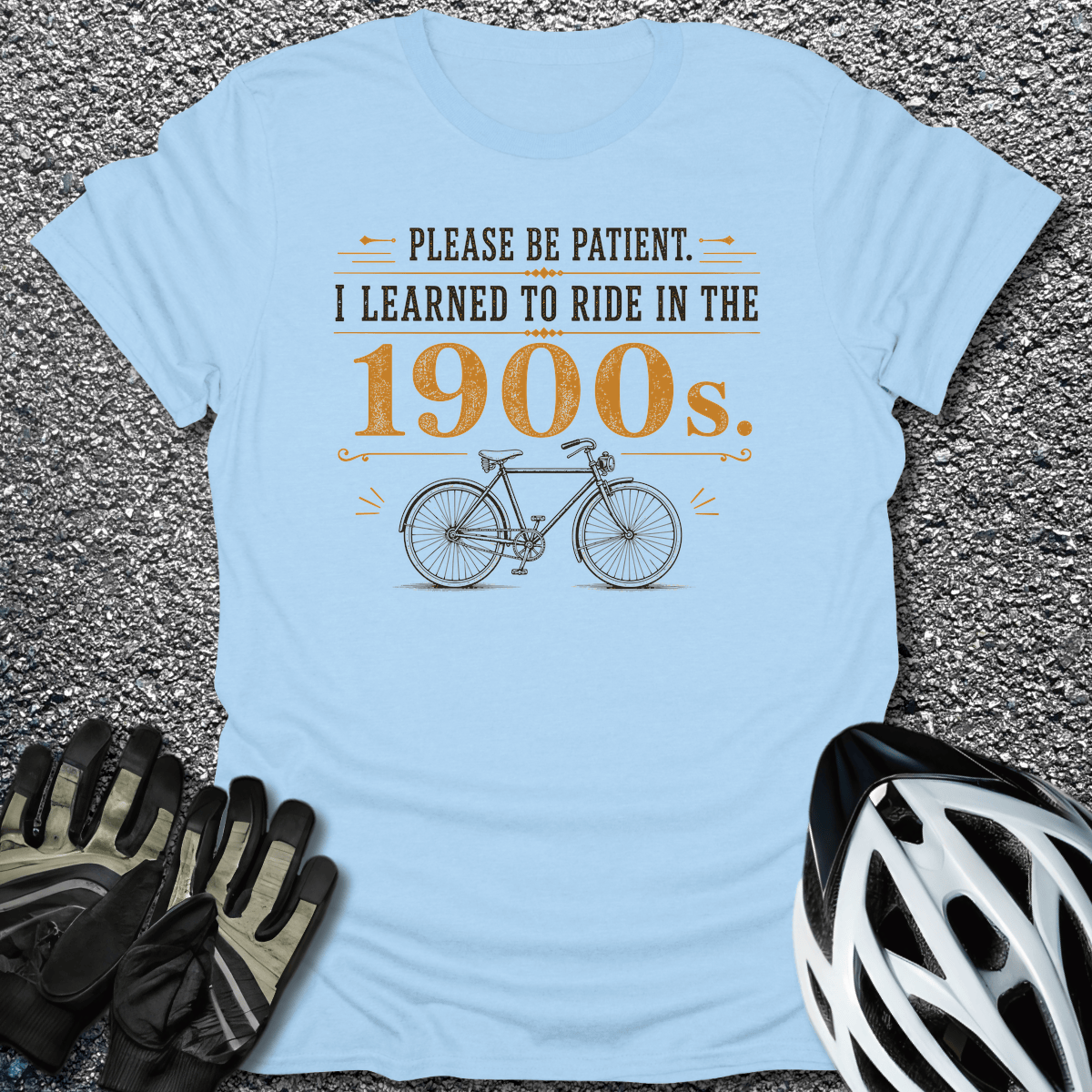 Learned In 1900s T-Shirt in Light Blue / S from CycleTees