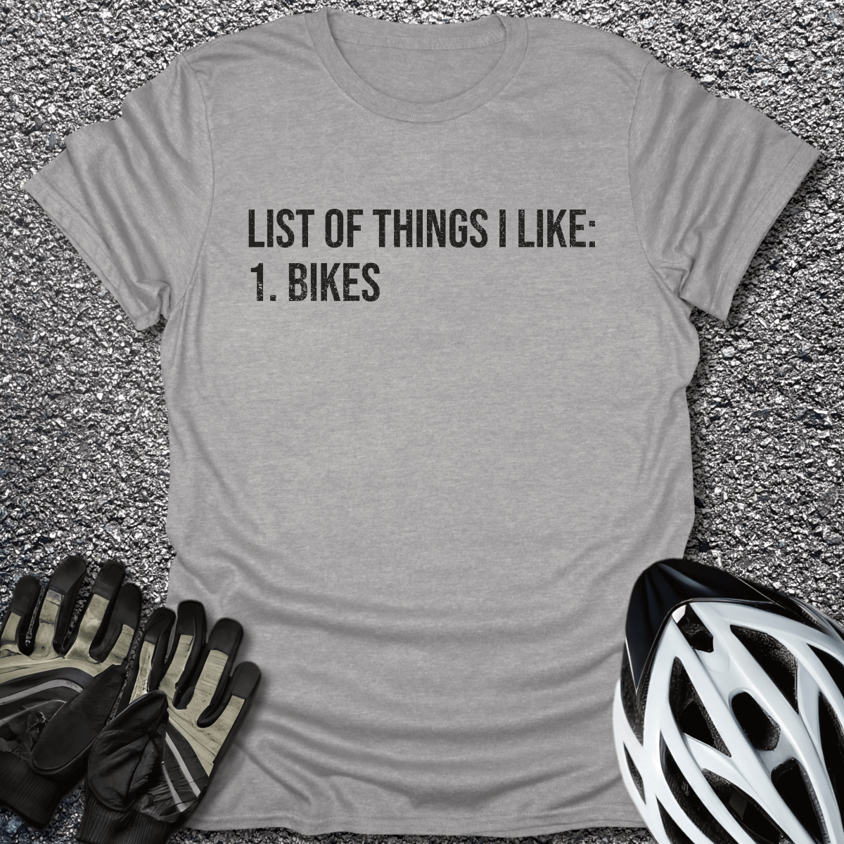 List of Things T-Shirt in Sport Grey / S from CycleTees