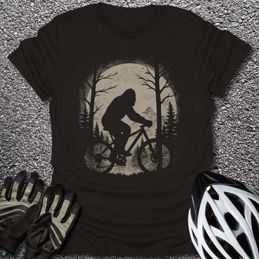 Midnight Bigfoot T-Shirt in Black / S from CycleTees