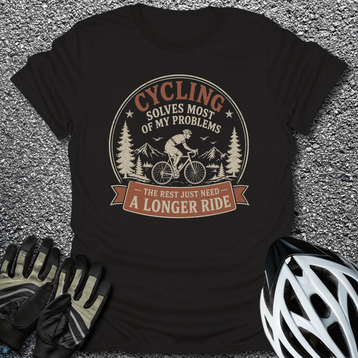 Most of My Problems T-Shirt in Black / S from CycleTees