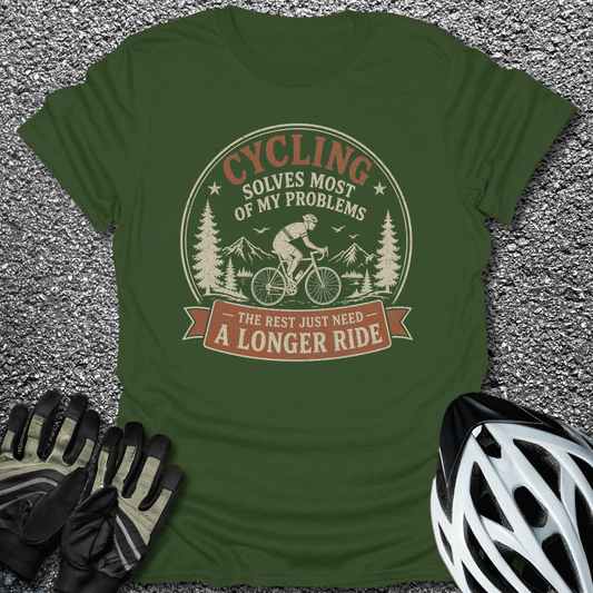 Most of My Problems T-Shirt in Military Green / S from CycleTees