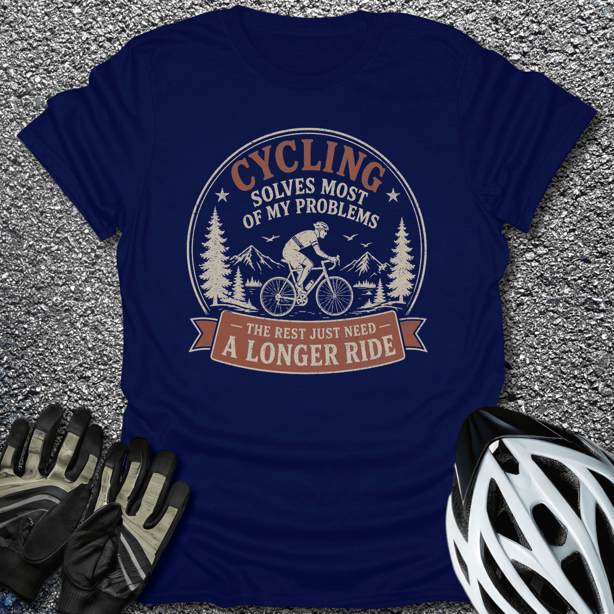 Most of My Problems T-Shirt in Navy / S from CycleTees