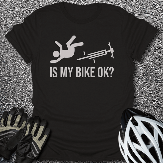 My Bike OK T-Shirt in Black / S from CycleTees