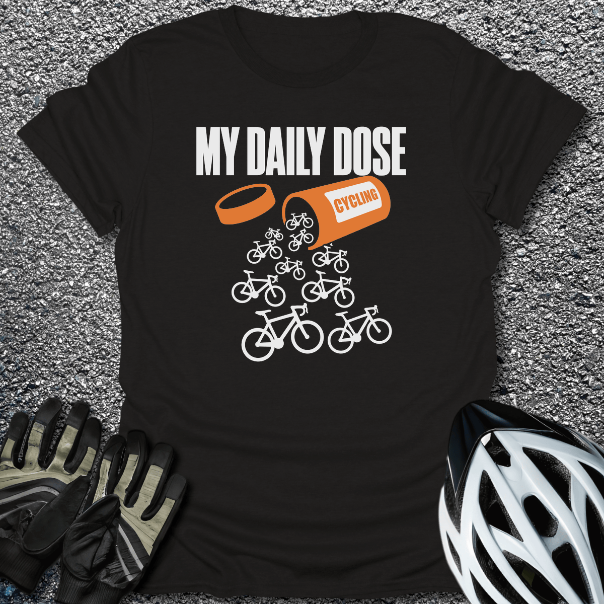 My Daily Dose T-Shirt in Black / S from CycleTees