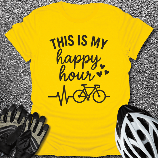 My Happy Hour T-Shirt in Daisy / S from CycleTees