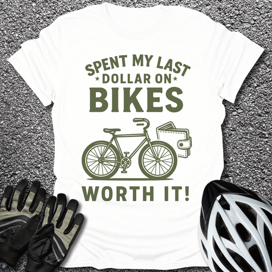 My Last Dollar T-Shirt in White / S from CycleTees