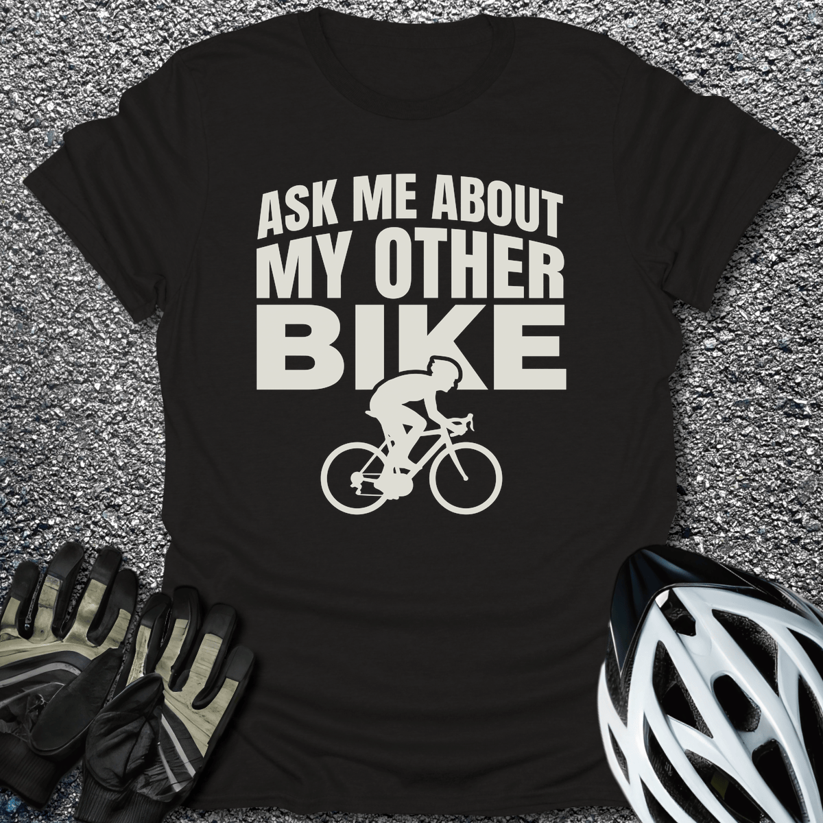 My Other Bike T-Shirt in Black / S from CycleTees