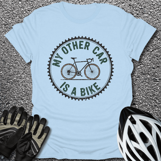My Other Car T-Shirt in Light Blue / S from CycleTees