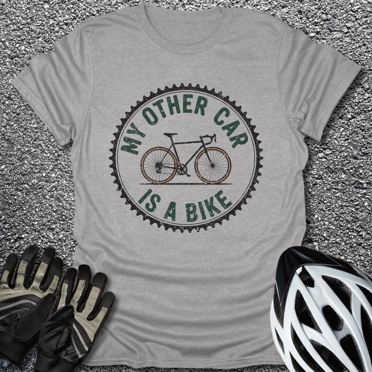 My Other Car T-Shirt in Sport Grey / S from CycleTees
