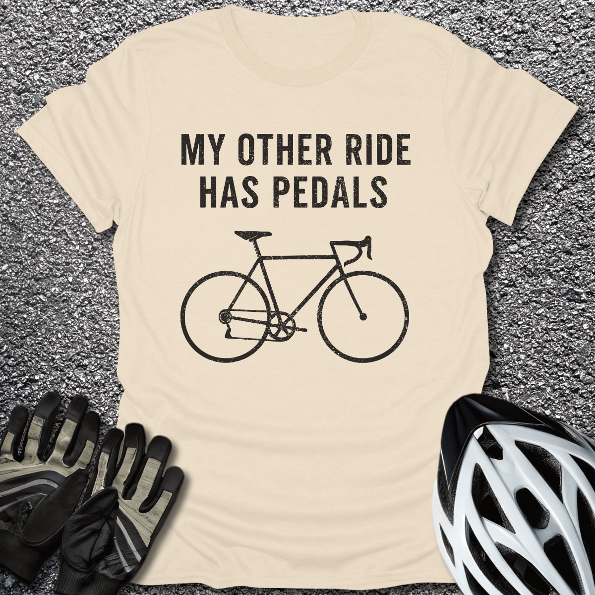 My Other Ride T-Shirt in Natural / S from CycleTees