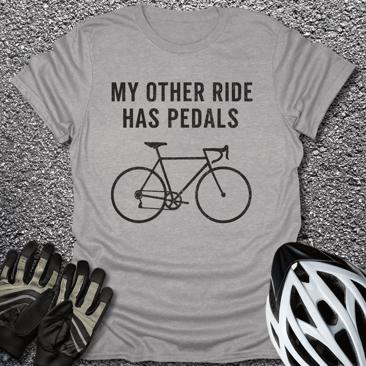 My Other Ride T-Shirt in Sport Grey / S from CycleTees