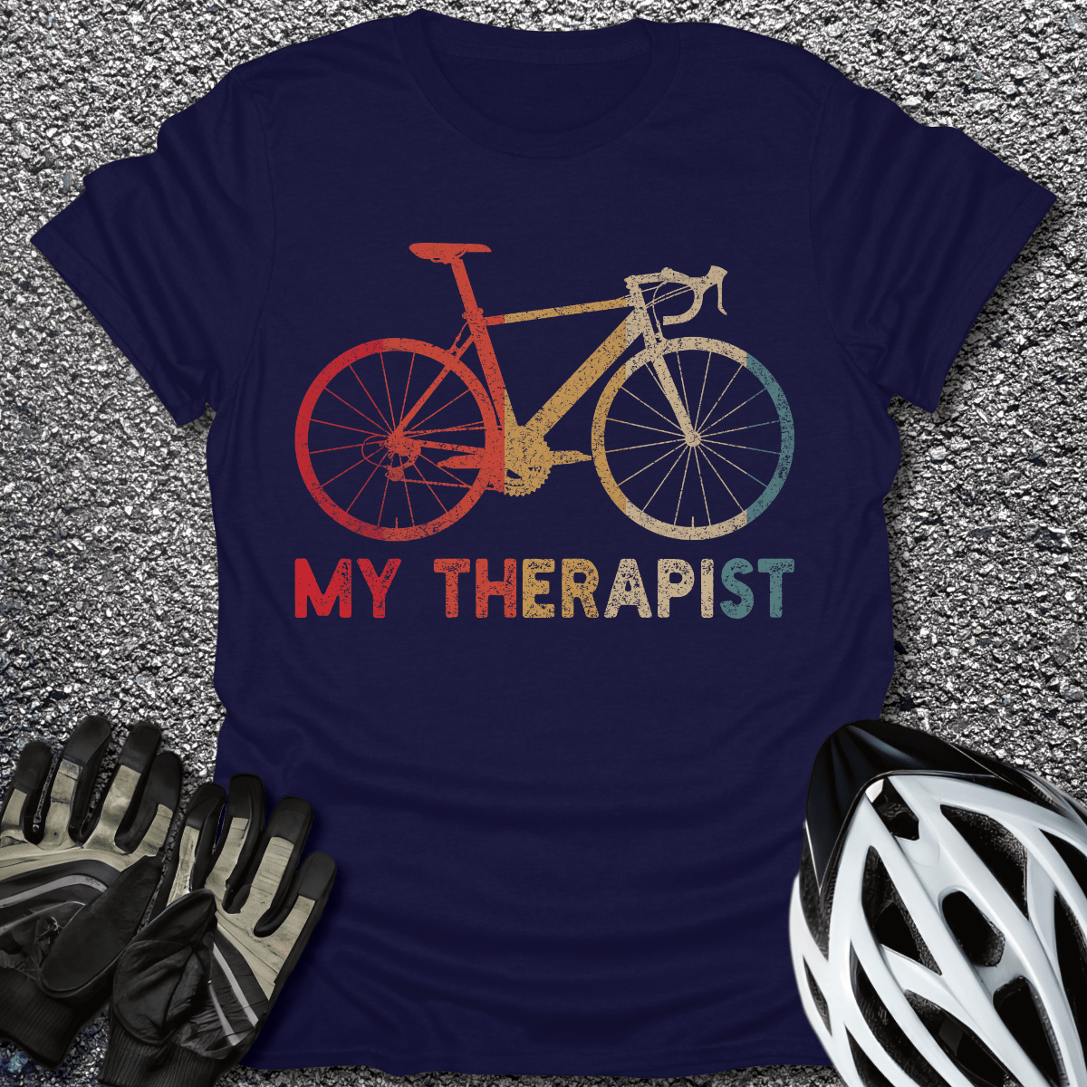 My Therapist T-Shirt in Navy / S from CycleTees