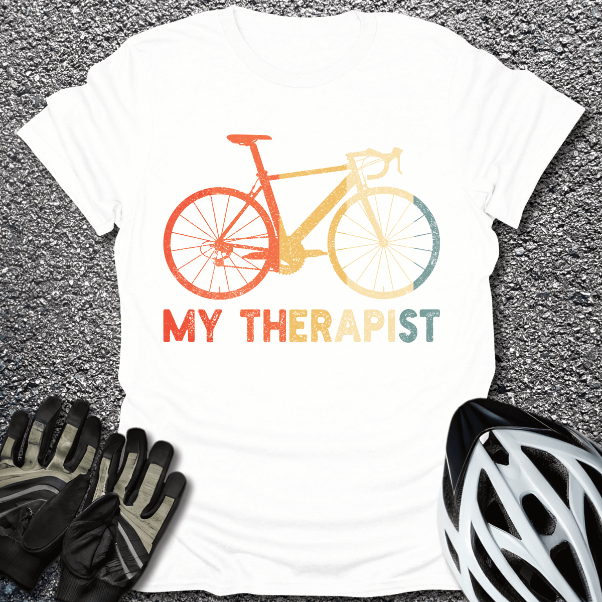 My Therapist T-Shirt in White / S from CycleTees