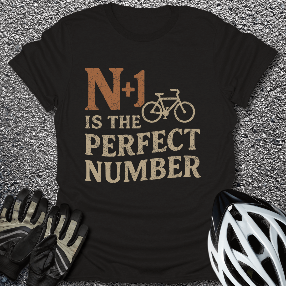 N+1 is the Number T-Shirt in Black / S from CycleTees
